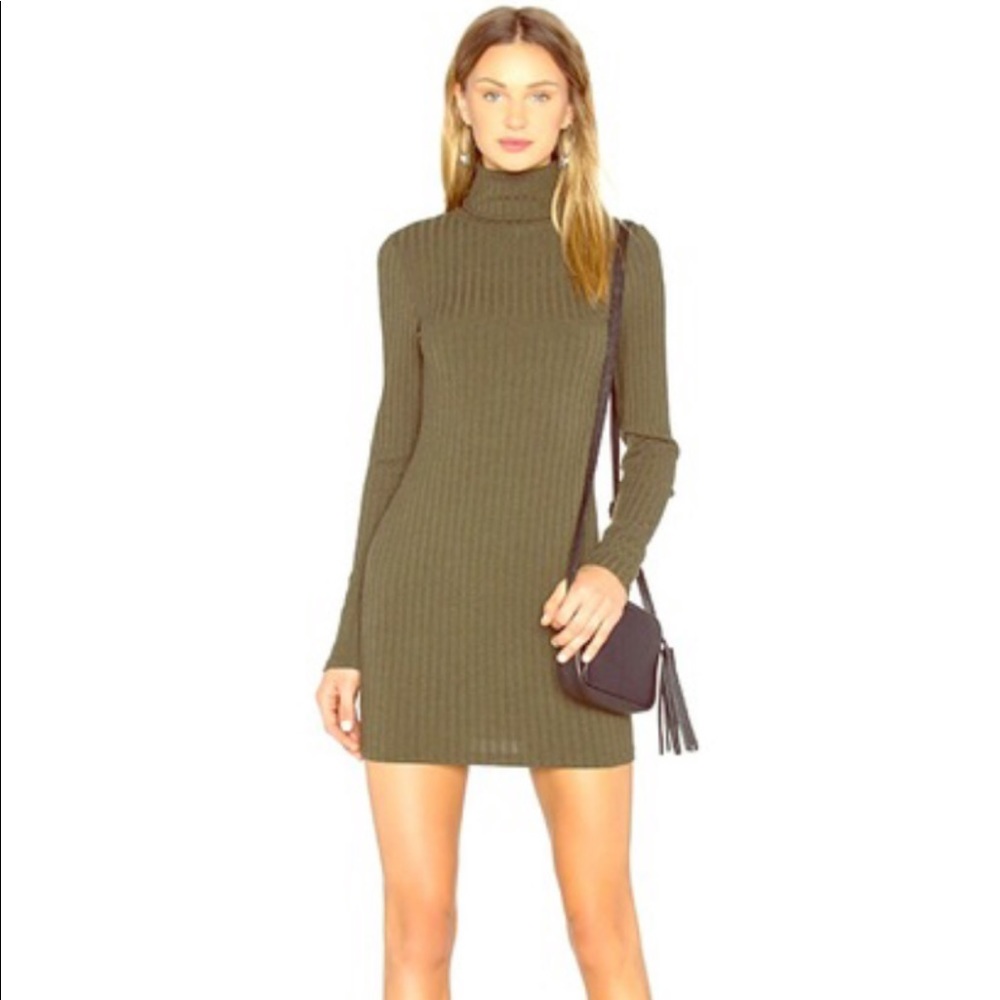 Anthropologie Olive Long Sleeve Dress